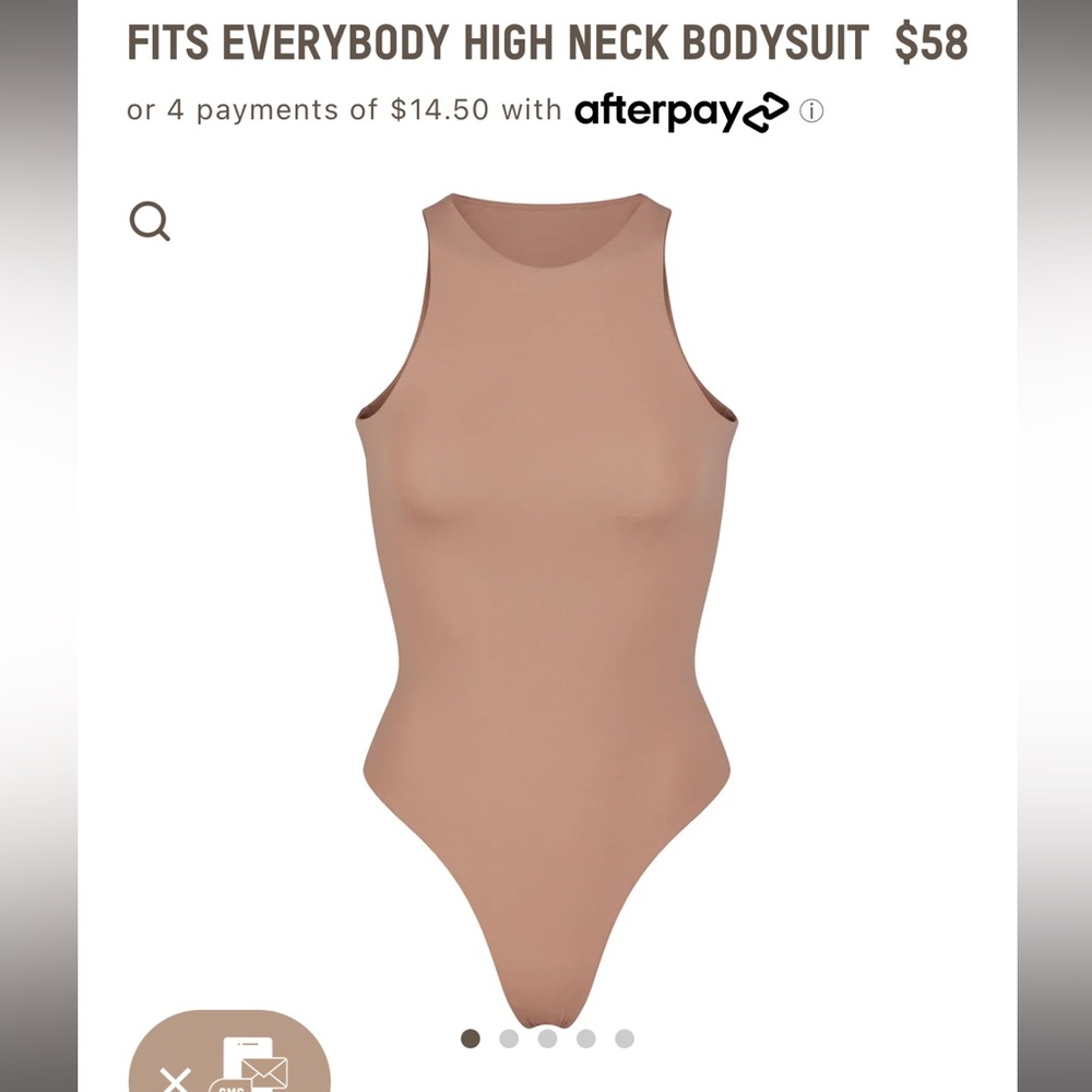 SKIMS Fits Everybody High Neck Bodysuit